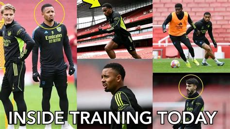 INSIDE TRAINING Jesus Timber Partey VIERA Zinchenko Tomiyasu