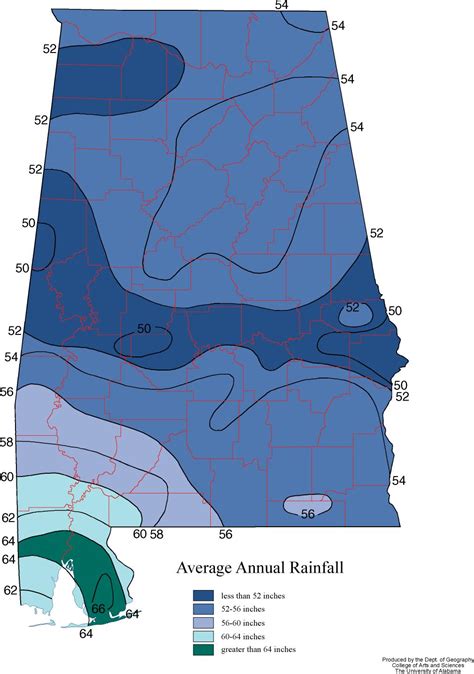 Alabama Maps Climate