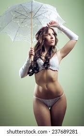 Lady Umbrella Naked Images Stock Photos Vectors Shutterstock