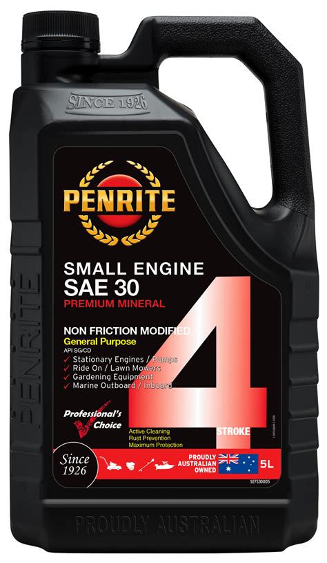 Small Engine Stroke Sae Mineral Penrite Oil