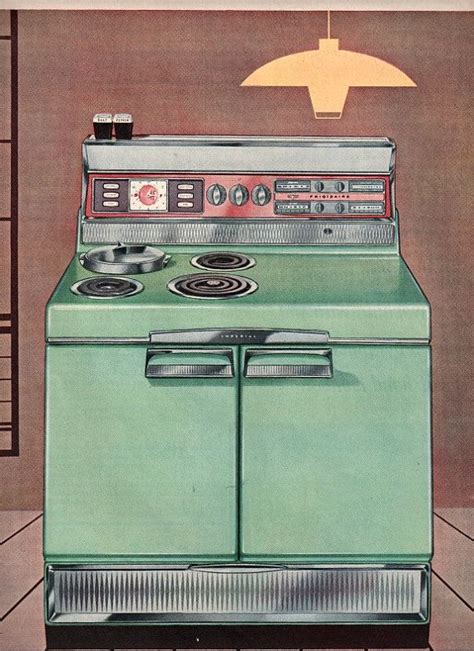 Frigidaire Stove Ca1955 Vintage Stoves Vintage Appliances Vintage