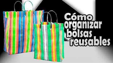 C Mo Organizar Y Guardar Las Bolsas Reusables Y Pl Sticas Grandes Youtube