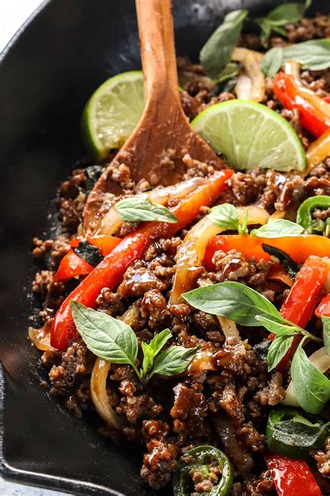 30 Minute Thai Basil Beef Video Thai Basil Beef Recipe Thai