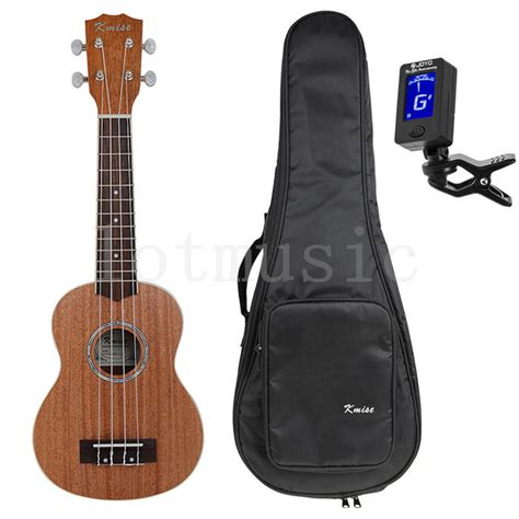 Soprano Ukulele 21 Inch Hawaii Guitar Laminated Mahogany Top Abalone Soundhole Rosette Matt W