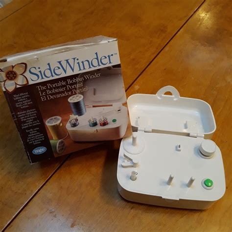 Wrights Sidewinder Portable Bobbin Winder Sewing Quilting Cord Box