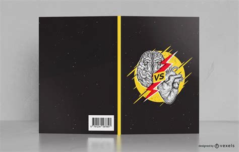 Descarga Vector De Dise O De Portada De Libro Cerebro Vs Coraz N