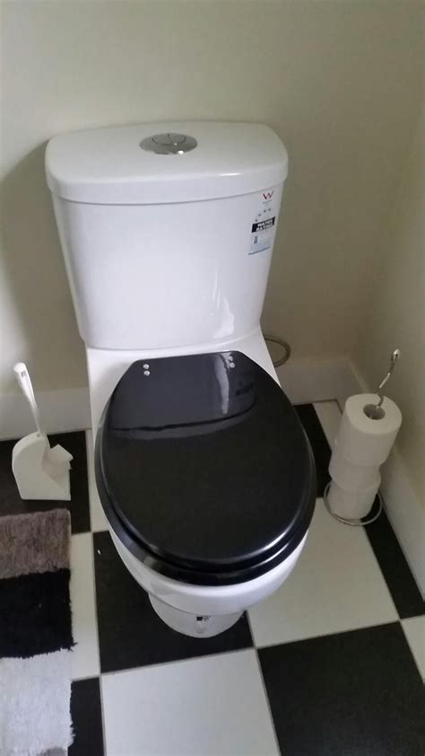 Love the black toilet seat | Black toilet seats, Black toilet, Toilet seat