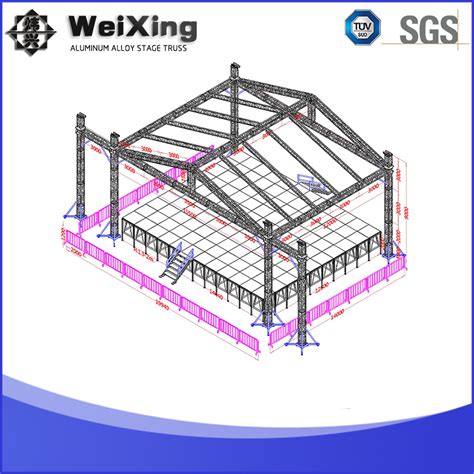 15X14m Outdoor Concert Estructura Structures Square Spigot Modular