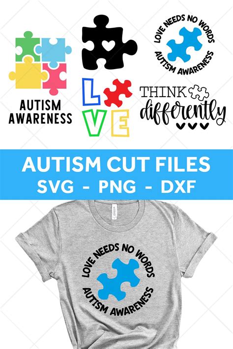 Autism SVG Files Bundle For Cricut Autism Puzzle Piece 443559 Cut