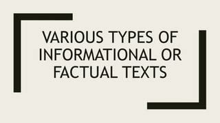 Informational Text Pptx