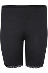 Nude Nude Lace Trim Anti Chafing High Waisted Shorts Yours Clothing