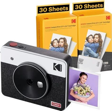 Kodak Mini Shot Retro Instant Digital Photo Printer At