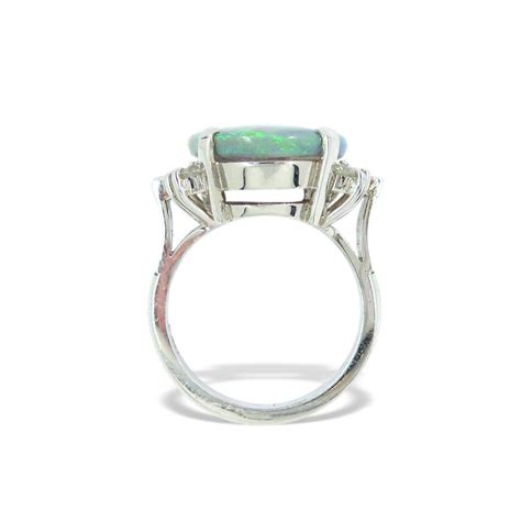 Vintage Opal Diamond Ring Mckenna Co