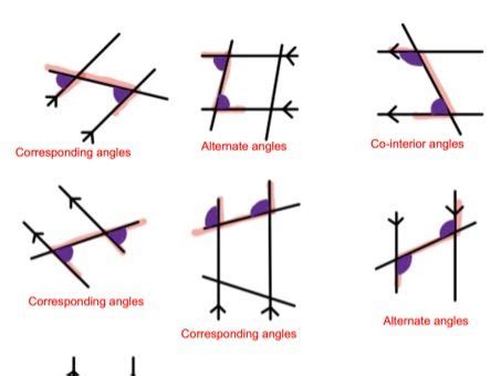 Angles Rules in Parallel Lines (Alternate, Co-interior & Corresponding) | Teaching Resources