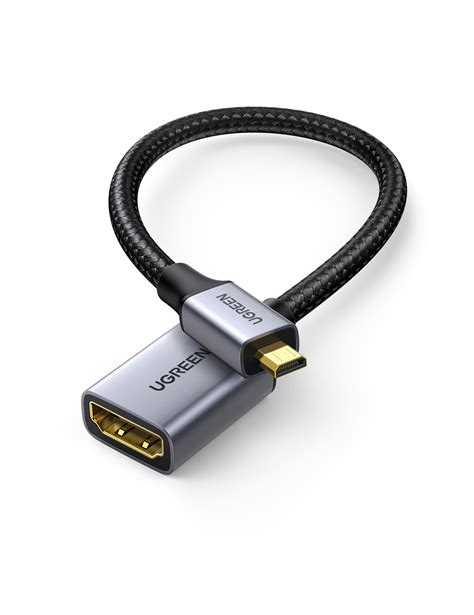 Ugreen M Micro Hdmi To Hdmi Cable Male To Female Micro Hdmi Adapter