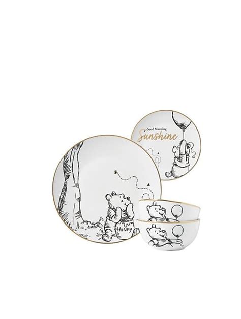 Winnie The Pooh Sunshine Dinner Set 12 Piece 30 At ASDA