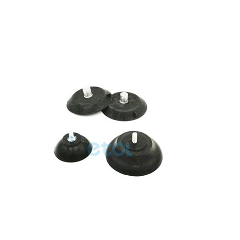 Custom Molded Machine Epdm Nbr Silicone Rubber Suction Cup Etol