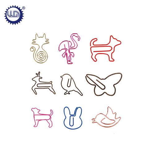 Customize Various Animal-shaped Paper Clips – Metal Wire Forms Custom