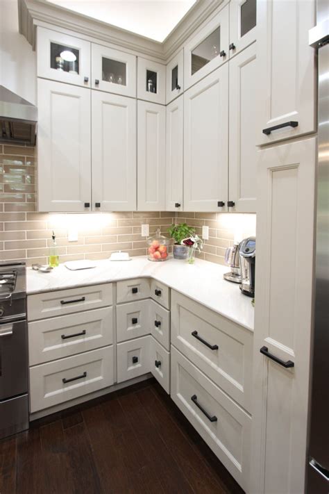 White Kitchen With Espresso Island Galley Sink Cambria Britannica