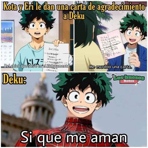 Pin De Andrea Fragoso En Mha Memes De Anime Im Genes Divertidas