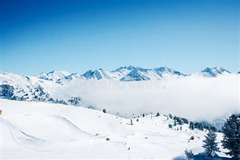 Clouds at Zillertal Arena Ski Resort in Austria Stock Image - Image of people, ziller: 141958679