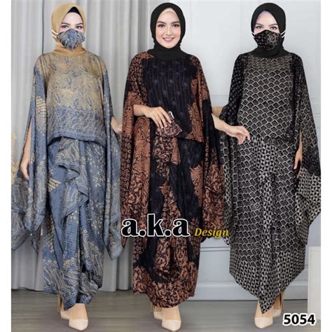 Jual Stelan Batik Viscose Terbaru Set Batik Cantik Modern Batik Rok