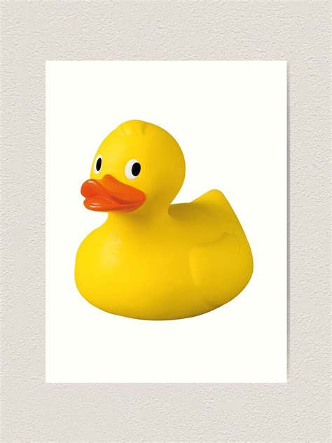 Rubber Duckie Rubber Ducky Art Print For Sale By Tziggles Redbubble