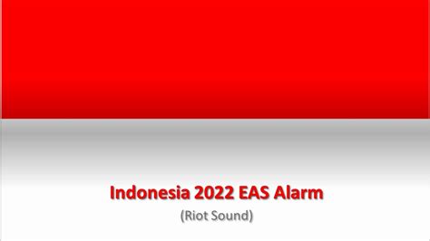 Eas Alarm Youtube Rating Indonesia Eas Alarm Riot Sound Youtube