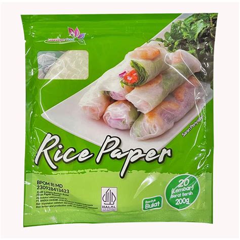 Jual Java Superfood Rice Paper High Quality Rice Paper 22cm Kulit