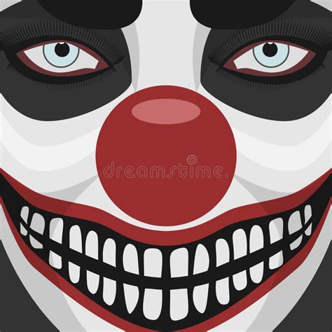 Evil Clown Creepy Clown Or Horror Clown Clown Horror Smiley Face Clown Mouth Joker Smile