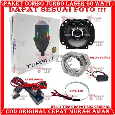 Jual Combo Paket Hemat Biled Wst Turbo Se Laser Watt Original Biled