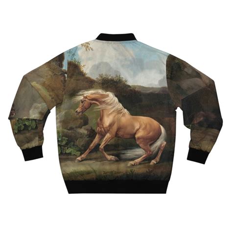 Horse Frightened by a Lion George Stubbs Art Bomber Jacket – The Mob Wife