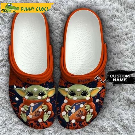 Custom Chicago Bears Baby Yoda Crocs Discover Comfort And Style Clog