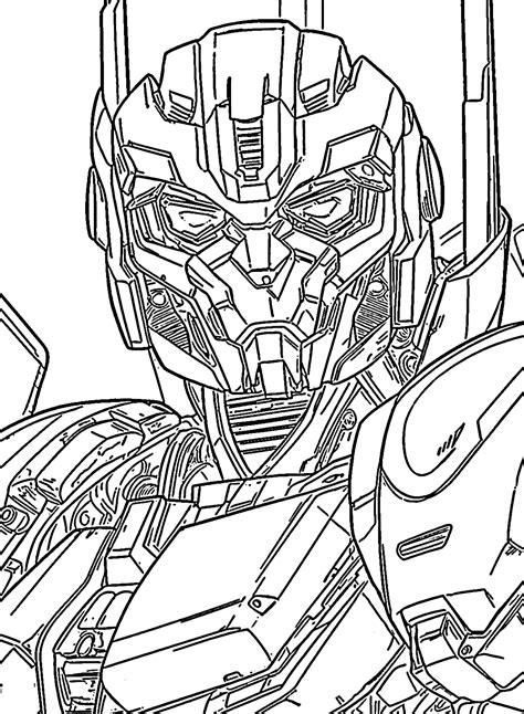 Dibujo De Transformers Bumblebee Para Imprimir Para Colorear Dibujos