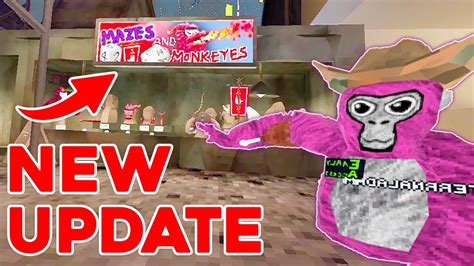 Gorilla Tag New Mazes And Monkeys Update Og Basement Map Youtube