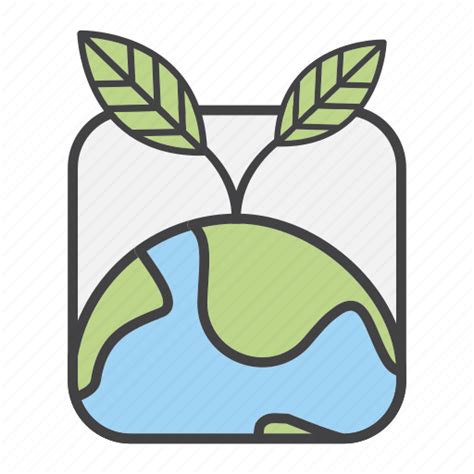 Environmental Ecology Earth Nature World Green Eco Icon