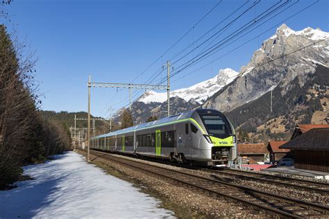 RABe 528 102 Der BLS Zwischen Kandersteg Und Goppenstein