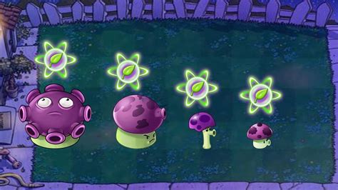 Plants vs Zombies Hack | Gloom-shroom + Scaredy-shroom + Fume-shroom vs ...