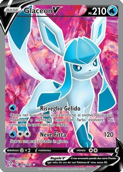 Glaceon V Evoluzioni Eteree 40 Pokémon Central Wiki