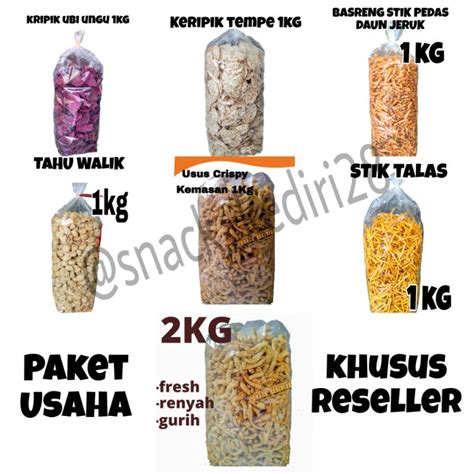 Jual Snack Grosir 1kg Snack Kiloan Paket Usaha 1kg Shopee Indonesia