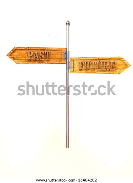 Blank Arrows Directions Future Past 3d Stock Illustration 16404202