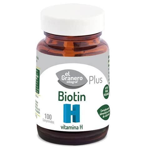 Biotine Vitamin H Biotine 100 Comp DEl Granero Integral Soins Des