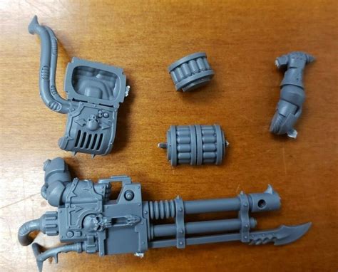 Warhammer 40k Chaos Space Marines Bits Havocs Squad Engraved Autocannon