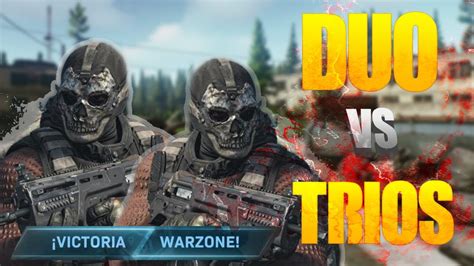 WARZONE Gameplay Call Of Duty Modern Warfare DUO VS TRIO YouTube