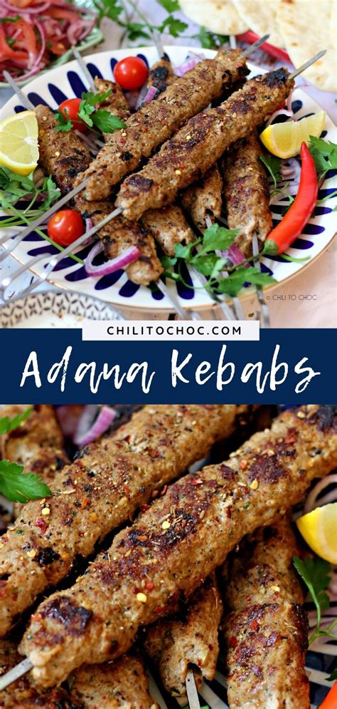 Adana Kebab Turkish Ground Lamb Kebab Kebab Recipes Lamb Dishes