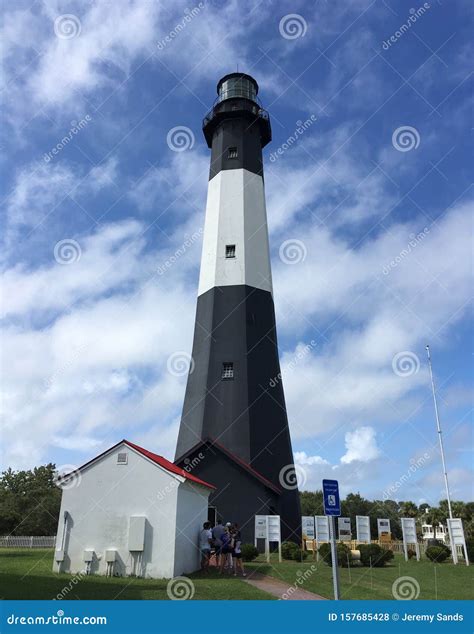 Tybee Island Lighthouse editorial stock photo. Image of island - 157685428