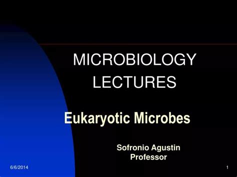 Ppt Eukaryotic Microbes Powerpoint Presentation Free Download Id1151207