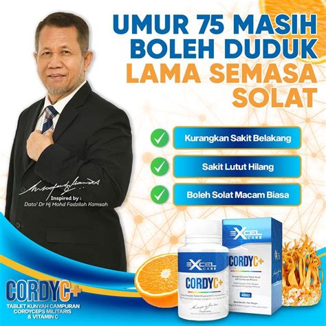 Original Hq Excel Cordyc Cordy C Plus Oleh Dato Dr Hj Mohd