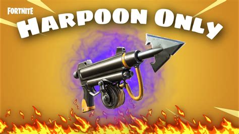 Harpoon Only Fortnite Battle Royale Day 3 Youtube