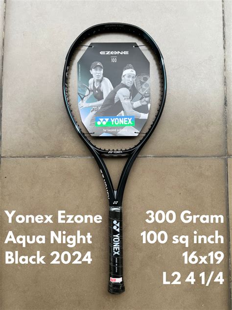 Jual Raket Racquet Tenis Tennis Yonex Ezone Aqua Night Black